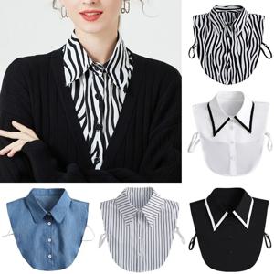 새로운 옷깃 가짜 칼라 빈티지 분리형 셔츠 여성용 거짓 칼라 블라우스 스웨터 옷깃 탑 Neckwear 넥타이 의류 액세서리
