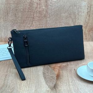 비즈니스 간단한 가방 패션 캐주얼 울트라 얇은 휴대용 지퍼 팔찌 가방 핸드폰 가방 핸드백 겨드랑이 가방 남자 클러치 백