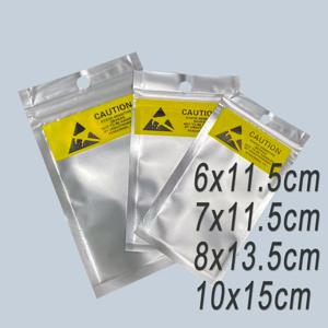 알루미늄 호일 배터리 ESD 전자 부품 케이블 포장 정전기 방지 자체 밀봉 차폐 백 반투명 반투명