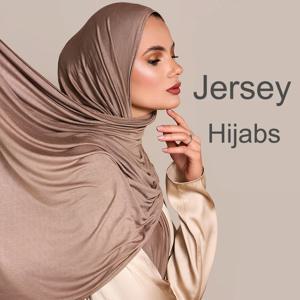 모달 코튼 저지 Hijab 스카프 긴 이슬람 목도리 일반 부드러운 터번 타이 헤드 랩 여성용 아프리카 머리띠 170x60cm