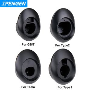 IPENGEN EV 충전기 플러그 홀더 스탠드 TESLA Type 1 Type2 GB-T 표준 전기 자동차 차량용 충전기 벽 장착 브래킷 소켓