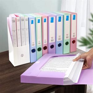 모란디 파일박스, A4폴더, 파일박스, 벨크로 패스너 수납가방, 데이터북, 사무용 수납박스