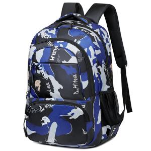 15 인치 다기능 배낭 세련된 빨 수있는 옥스포드 천 컴퓨터 가방 회색 오렌지 파란색-녹색 학생 배낭 남여