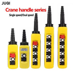 XAC-A471 2/4/6/8 비트 전기 호이스트 리프팅 버튼 제어 스위치 단일/이중 속도 크레인 드라이브 원격 제어 방수 핸들