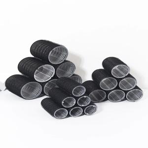 무열 경기자 세트, 6pcs 셀프 그립 경기자 롤러, DIY 미용 도구, 실제 머리 가발 전용