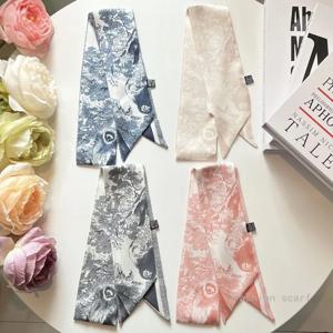 여름 다목적 식물 정글 숙녀 장식 스 트리머 묶여 가방 스팟 리본 머리띠 작은 스카프 도매 럭셔리 선물 여성