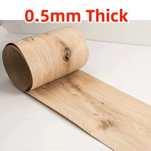 0.5mm 두께의 빈티지 천연 매듭 화이트 오크 목재 베니어, 스피커 패널, 벽 마감재, 가구 및 캐비닛 디자인용