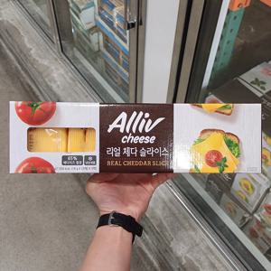 [코스트코] 알리브 리얼 체다 슬라이스 치즈 2.25kg / 125매