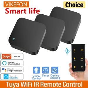 에어컨 TV 용 Tuya WiFi IR 원격 제어 Alexa Google 홈 리모컨 용 스마트 홈 블래스터 적외선 범용