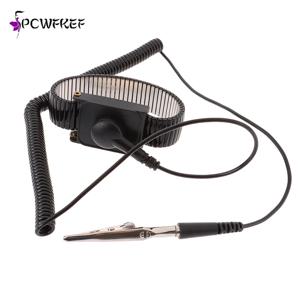 정전기 방지 팔찌 전기 조정 가능 ESD 방전 케이블 손목 밴드 스트랩 정전기 방지 팔찌 발찌