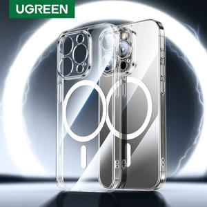 UGREEN 아이폰 17 16 15 14 13 Pro Max 마그네틱 케이스, 아이폰 16 Pro Max Plus 16pro 마그세이프 TPU 케이스용 충격 방지 커버