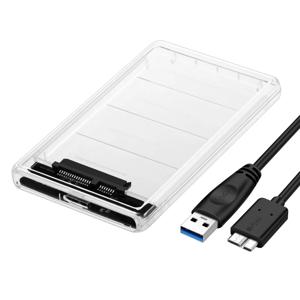 하드 디스크 박스 USB 3.0 - SATA III 하드 디스크 케이스 2.5인치 HDD SSD 쉘 외부 인클로저 하드 드라이브 디스크 박스 외부 HDD 케이스