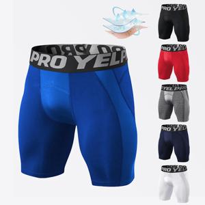 남성용 스포츠 피트니스 반바지 체육관 훈련 속건성 압축 레깅스 사이클링 반바지 농구 달리기 짧은 운동 타이트