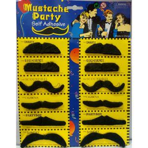 어린이 성인 가장 무도회 파티 웃긴 의상, 할로윈 코스프레, 가짜 수염, 포토부스 소품, 웃긴 가짜 콧수염 스티커, 12 개