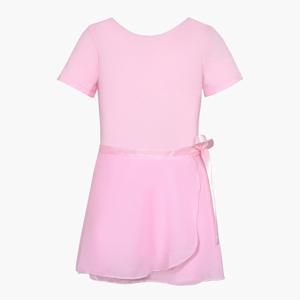 소녀를위한 체조 레오타드 댄스 스커트 옷 어린이 발레 투투 드레스 유아 짧은 소매 무대 댄스 착용