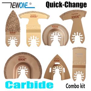 NEWONE 퀵 릴리스 변경 진동 공구 톱 블레이드 멀티 공구 용 초경 그라인딩 블레이드 Dewalt Black&Decker Fein