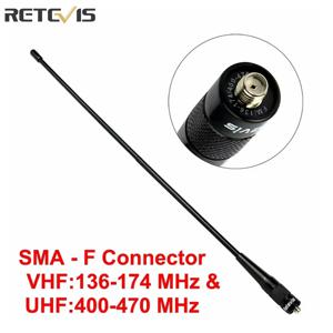 Retevis RHD-771 워키토키 안테나 SMA-F, VHF UHF 듀얼 밴드, 켄우드 바오펑 UV 5R 144 430Mhz, Quansheng UV K5 UV K6 K58