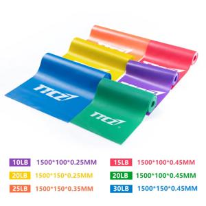 150Cm 휴대용 피트니스 운동 저항 밴드 고무 요가 탄성 저항 밴드 루프 고무 루프 체육관 훈련 장비