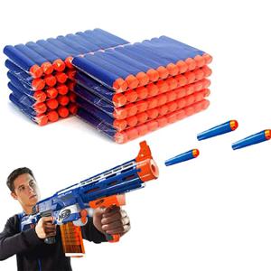 100/50pcs Nerf N-Strike 엘리트 시리즈 블래스터 용 7.2cm 리필 다트 총알 어린이 장난감 총 소프트 총알 폼 총 액세서리
