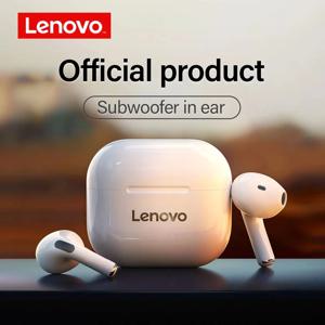 기존 Lenovo LP40 무선 헤드폰 TWS Bluetooth 이어폰 터치 컨트롤 스포츠 헤드셋 스테레오 이어 버드 For Phone Android