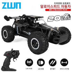 ZWN 1:16 LED 조명이있는 2.4Gh 모델 RC 자동차 2WD 오프로드 원격 제어 등산 차량 야외 자동차 장난감 소년 소녀 선물
