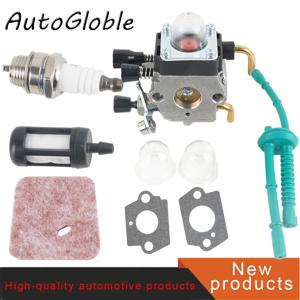 STIHL FS38 FS45 FS46 FS55 KM55 FS45 FS85 C1Q-S66 C1Q-S71 C1Q-S97 C1Q-S186A 용 필터 기화기 가스켓 탄수화물이있는 잔디 트리머