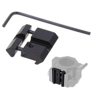 스코프 어댑터 마운트베이스 11mm Dovetail ~ 20mm 위버 Picatinny 레일 마운트 사냥 용 소총 링 변환기 액세서리