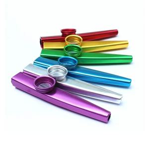 심플한 디자인 경량 Kazoo 알루미늄 합금 금속 기타 악기 음악 애호가 악기 악기 strumenti