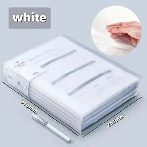 A4 대용량 투명 폴더 용지 보관 다층 파일 관리 투명 도서 문구