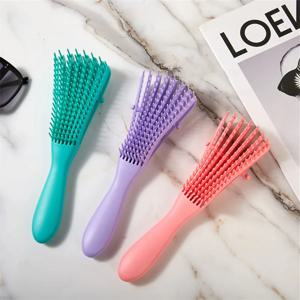 헤어 브러시 Detangling Brush 두피 마사지 헤어 빗 Detangling Brush For Curly Detangler 헤어 브러시 여성 남성 살롱