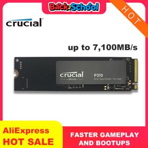 Crucial P310 1TB 2TB 2280 PCIe Gen4 3D NAND NVMe M.2 SSD - 최대 7,100MB/s, 내부 솔리드 스테이트 드라이브(PC)(OEM 패키지)