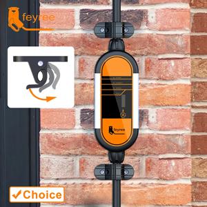 Feyree 2pcs 범용 브래킷 클램프 고정 클립 나사 마운트 홀더 스탠드 Type2 휴대용 EV 충전기 Type1 j1772 전기 자동차