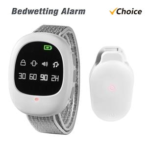 어린이용 무선 침습 알람 변기 훈련 시계, 노인 돌보기, 효과적인 진동, 소리, 진동, 소리 알림, 40M