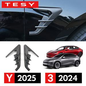 테슬라 뉴 모델 Y 주니퍼 2025 런치 모델 3 하이랜드 2024 HW4.0 리프 보드 대시캠 보호용 사이드 카메라 커버 2개