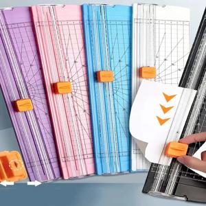 양면 절단 A4 종이 커터 소형 미니 종이 커터 학생 손으로 만든 원장 절단 사진