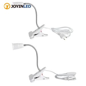 360도 유연한 책상 램프 EU/US 플러그 홀더 E27 기본 라이트 소켓 On Off 스위치 전구 홀더