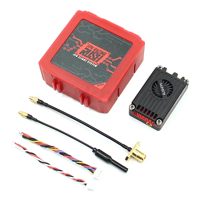 RUSH TANK MAX SOLO 5.8GHz 2.5W 고출력 48CH VTX 비디오 송신기(RC FPV 드론 항공기용 CNC 쉘 포함)