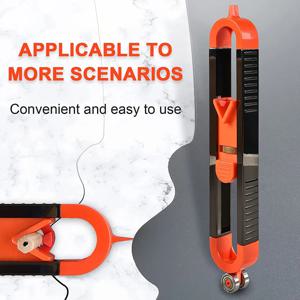 새로운 윤곽 게이지 스크라이브 도구 정밀 프로파일 도구 DIY 목공 가장자리 코너 측정 도구에 대한 불규칙한 모양 복사기