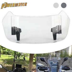 오토바이 범용 조절 식 접이식 리프팅 윈드 스크린 윈드 디플렉터 윈드 실드 Yamaha Honda BMW Kawasaki Suzuki Parts