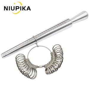 NIUPIKA HK/US/JP/UK/EU 알루미늄 링로드 금속 링 링 멀티 사이즈 사양 크기 측정 스크리닝 쥬얼리 DIY 도구