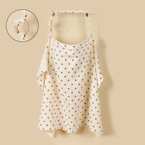 출산 프린트 패션 모유 수유 커버, 아기 야외 유모차 커버 담요, 신생아 엄마 목도리 면화 간호 커버