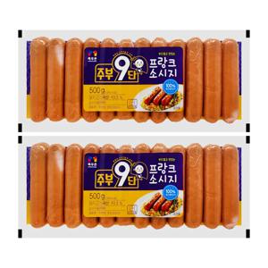 목우촌 주부9단 프랑크 소시지 500g 2개
