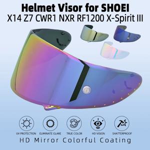 SHOEI X14 Z7 CWR1 RF1200 Xspirit NXR 헬멧 실드 렌즈 Casco 모토 액세서리 페이스 실드 선 실드 용 오토바이 헬멧 바이저
