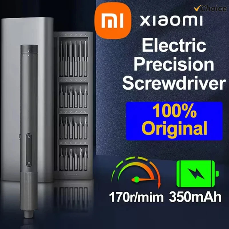 Xiaomi Mijia 전기 정밀 드라이버 마그네틱 키트 24 PCS 나사 헤드 전동 공구 세트 스마트 홈 PC 전화 수리