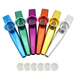 금속 Kazoo 악기 플루트 다이어프램 입 Kazoos 악기 기타를위한 좋은 동반자