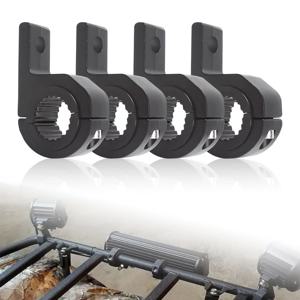 1/2/4pc 범용 자동차 오토바이 헤드 라이트 클램프 브래킷 트럭 자동 ATV 오토바이 Led 작업 바 램프 마운트에 대 한 튜브 클램프 키트