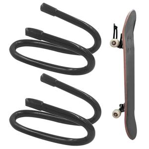 2pcs 내구성 유연한 롱 보드 벽 마운트 후크 스케이트 보드 행거 랙 디스플레이 후크 스토리지 랙