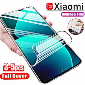 Xiaomi Redmi Note 12 11 10 9 8 Pro Plus 5G 11S 10S 9S 8T 7 화면 보호기 Redmi 10 10C 9 9A 9T 9C 용 3-5Pcs 하이드로 겔 필름