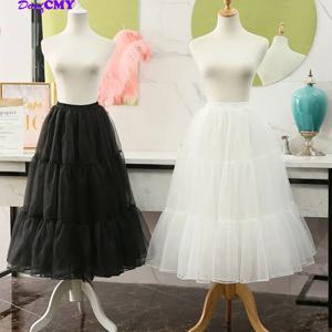 긴 빈티지 신부 푹신한 페티코트 DongCMY Tulle Undershirt 푹신한 투투 Crinoline Evening Cosplay for Wedding Dress