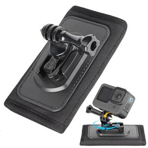백팩 숄더 스트랩 360 °   GoPro Hero 10 9 8 7 6 5 Dji Action 2 액션 카메라 액세서리용 회전 버클 퀵 릴리스 마운트
